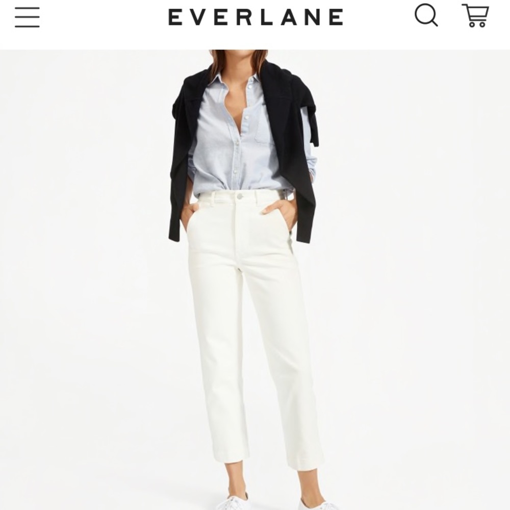 Everlane straight leg crop